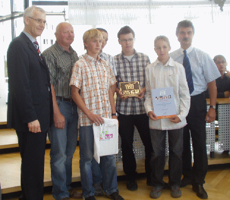 Die Gewinner des Wettbewerbes "Schule mit Idee 2008"